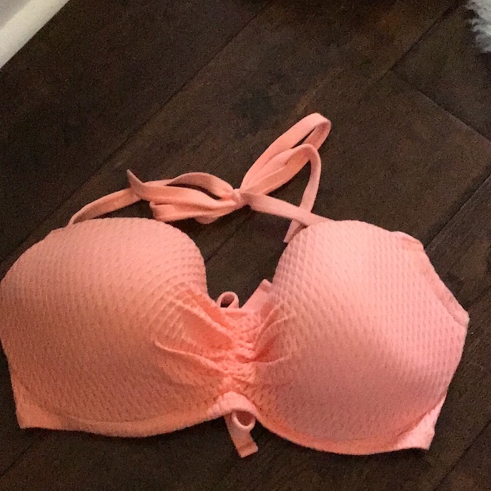 36DD peach bikini top